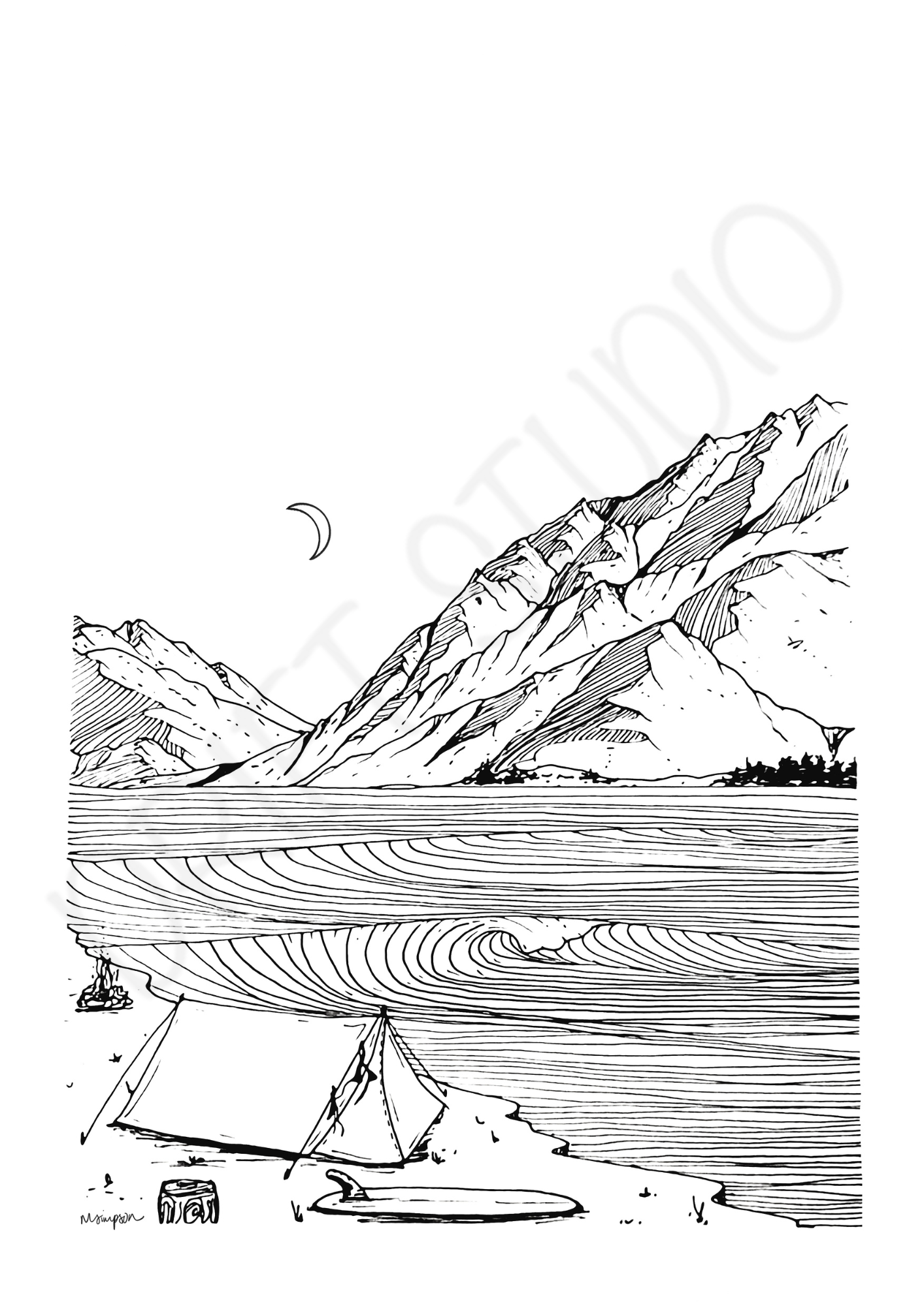 Hāwea Corner Peak — Surf Dream